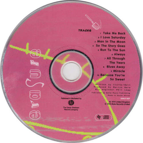 Erasure - I Say I Say I Say CD - CDMUT2027