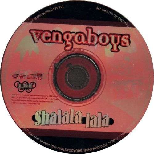 Vengaboys - Shalala Lala CD Single - CDVIS(WS)163