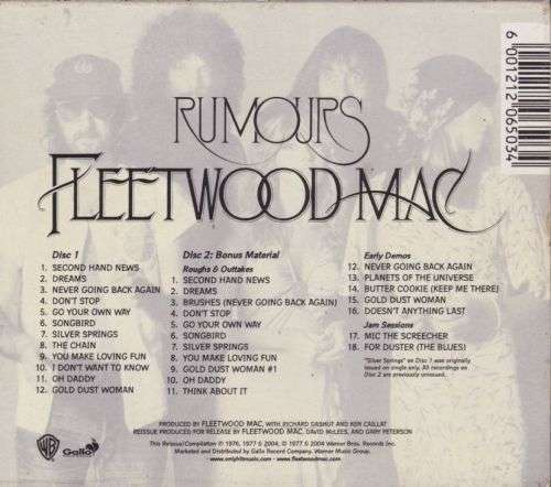 FLEETWOOD MAC - Rumours Special Edition Double CD - CDESP170