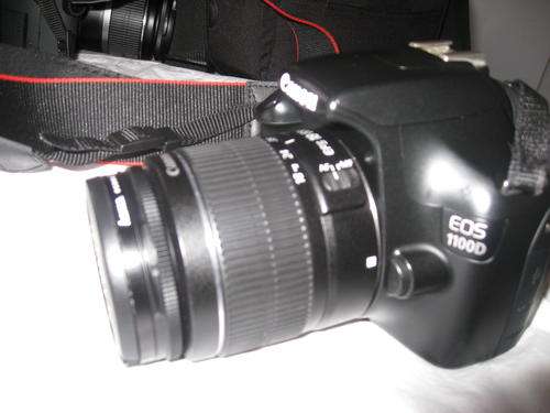 CANON EOS 1100D with 18-55mm zoom lens