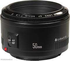 CANON  LENS   EF  50 mm   1 :1.8  II