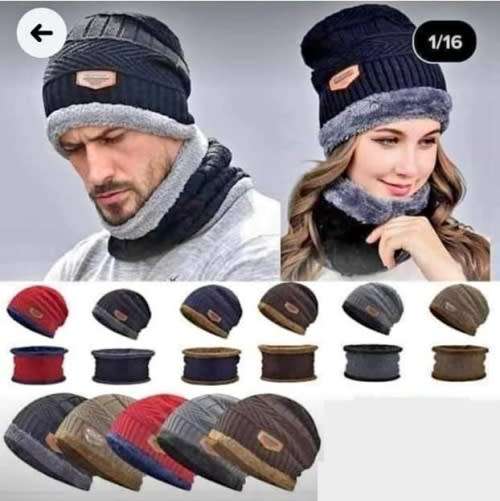 Warm hat & scarf set