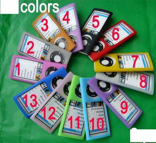 1 x  Silicone Skin Case Cover for iPod Nano 5 5th Gen 5G Gra