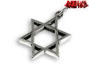 Tibet Silver Hexagram Charm Pendant