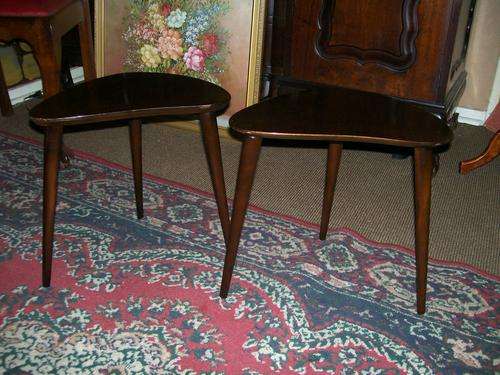 *** PAIR OF LOVELY RETRO SIDE TABLES DATING FROM THE 70's ***