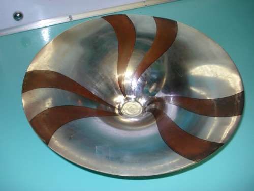 Circa 1930 's Antique ART DECO Ikora 817 WMF German silver plated Bowl