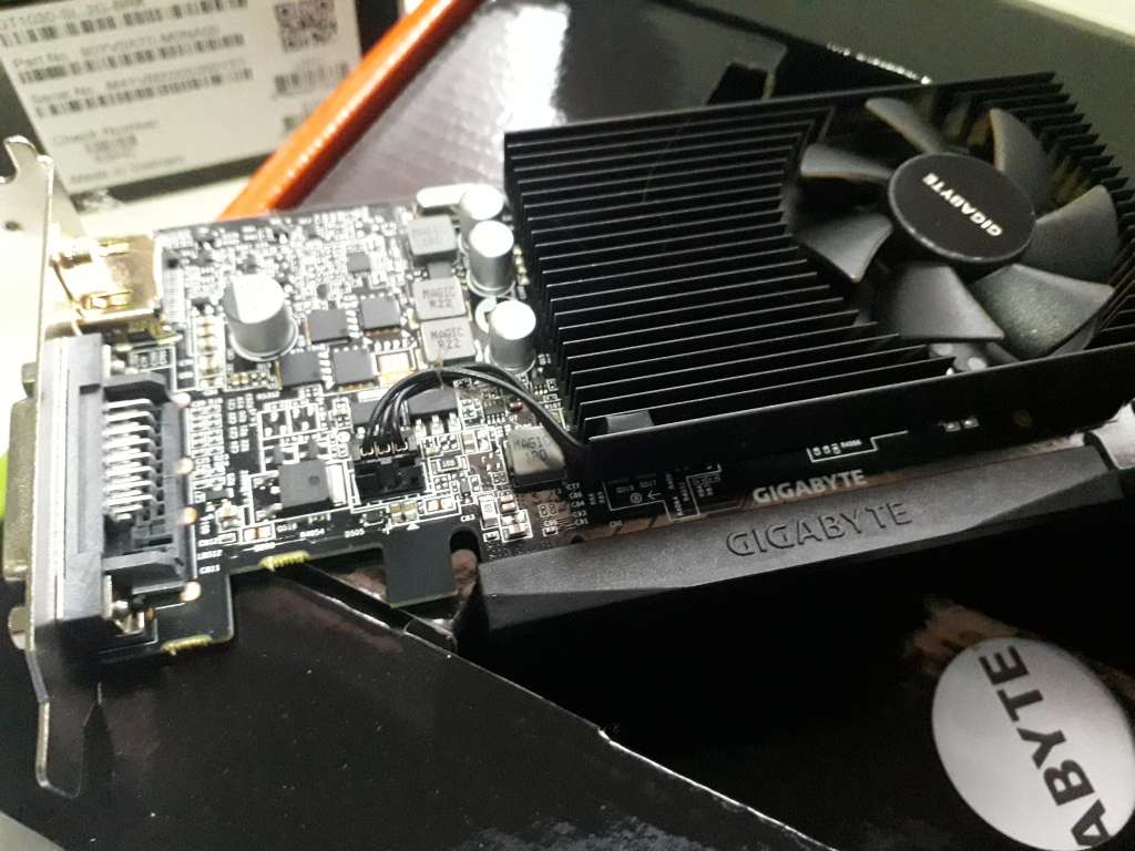 Gigabyte nVidia GeForce GT 1030 Low Profile 2GB