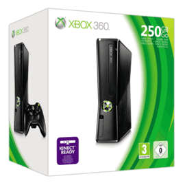 Microsoft Xbox 360 Slim 250GB Kinect Ready PLUS FREE* Forza 4 Game