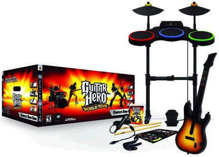 GUITAR HERO WORLD TOUR SUPER BUNDLE