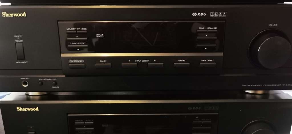 Sherwood RX5502 Dual-zone Stereo Receiver Black