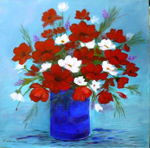 ORIGINAL PAINTING BY DALENE VICTOR - FLOWERS4