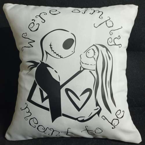 Scatter Cushion -  Jack Skellinton, Jack & Sally, The Nightmare Before Christmas