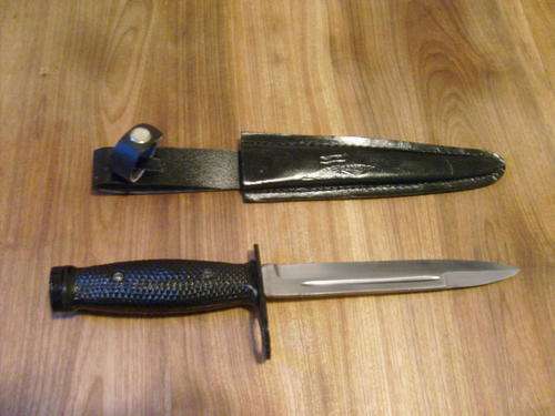 US NAVY SEAL STYLE KNIFE DAGGER 440 steel with sheath 30cm GREAT VALUE!!!