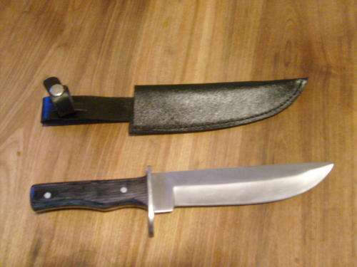 HUNTER RAMBO BOWIE STYLE KNIFE DAGGER 440 steel with sheath 30cm GREAT VALUE!!!