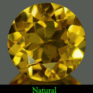 1.71 Ct. STUNNING  Clean Natural Yellow Citrine Unheated
