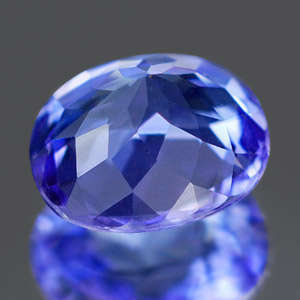 0.58 Ct. Clean Oval Natural Gem Violet Blue Tanzanite STUNNING STONE!!!!!