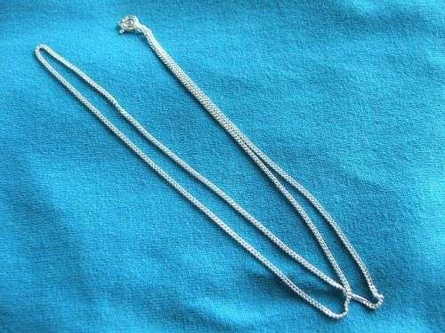 STUNNING!!!   925 STERLING SILVER 2mm CURB CHAIN 45cm length