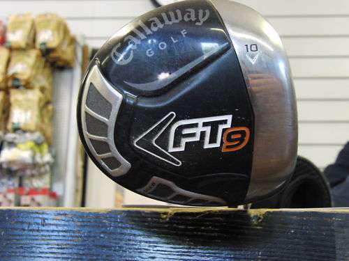 Callaway FT9 Driver 10 degree regular  fujikura shaft- right handed -