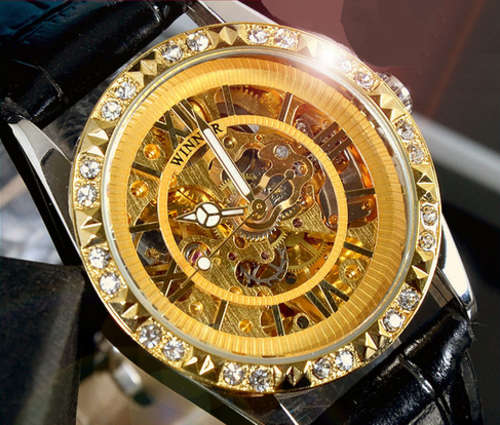 WINNER SKELETON MECHANICAL WATCH FOR LADIES