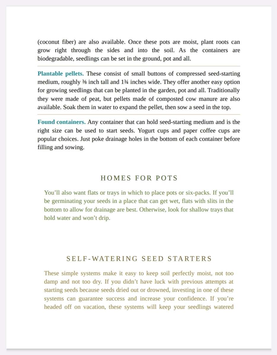 Starting Seeds Ebook PDF