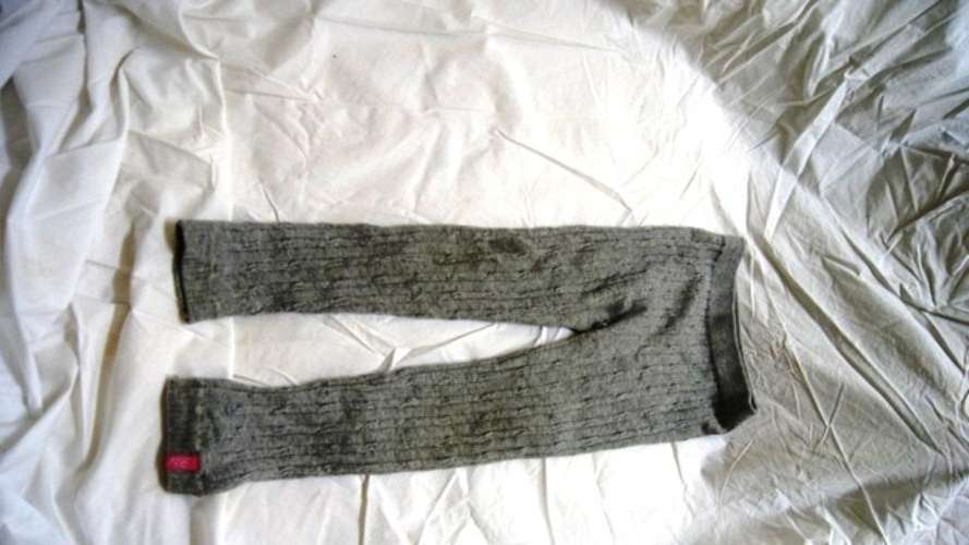 Grey knitted leggings size xs/s