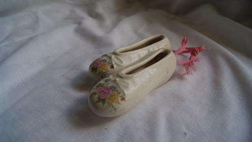 2015 SALE!!! Vintage Porcelain Small Ballet Shoes