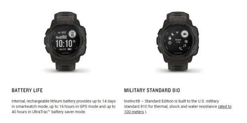 Garmin Instinct GPS Sports watch