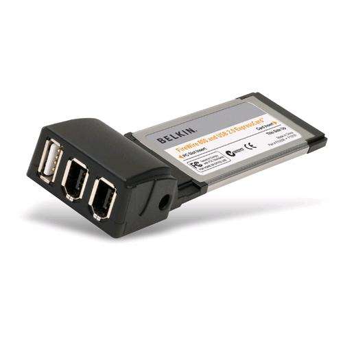 Belkin USB 2.0 & Firewire Express Card