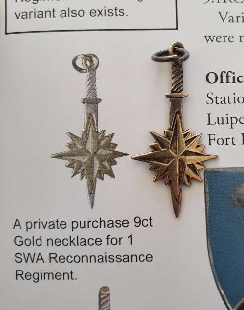 1 SWA Recce Pendant