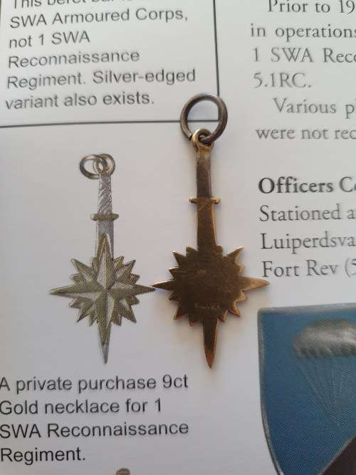 1 SWA Recce Pendant
