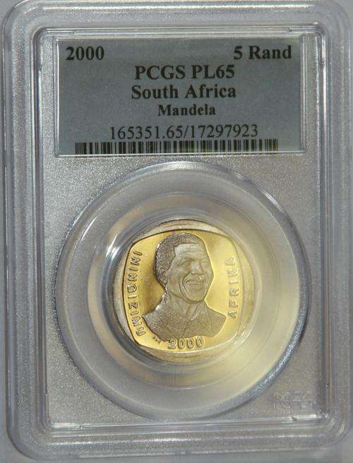 2000Nelson Mandela R5 (PCGS Graded PL65 ULTRA CAMEO)