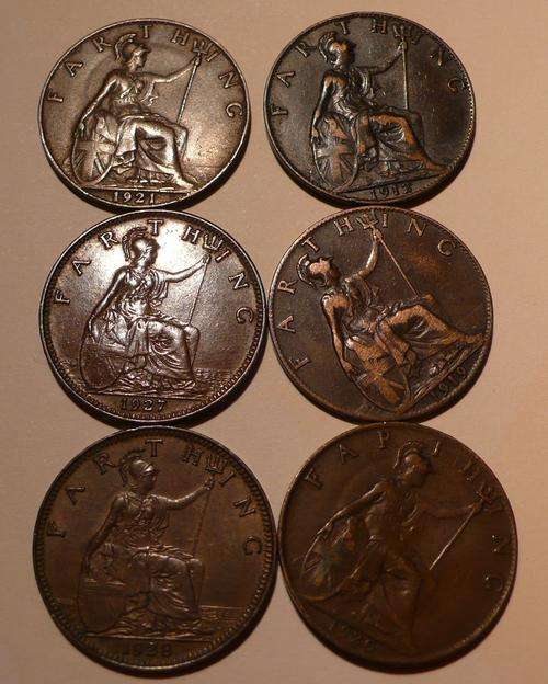 G.B FATHING 1912 , 1921 , 1919 , 1927 , 1920 , 1928