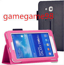 Luxury Case Cover for Samsung Galaxy Tab 3 Lite 7.0 T116/T111Leather Cover with flip stand