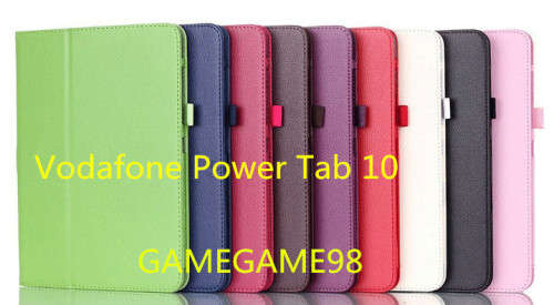Luxury Case Cover for with flip stand FOR Vodafone Power Tab 10
