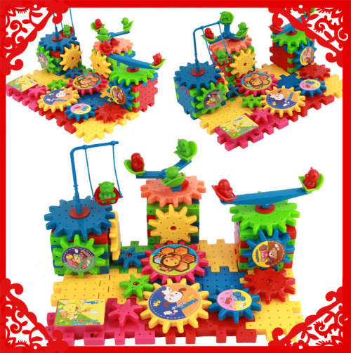 kid's in interesting dynamo electric building blocks educational toy ideal gift,LOCAL STOCK