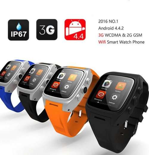 X01 Smart Watch Phone 3G Wifi GPS WCDMA Android Wristwatch SmartWatch Waterproof