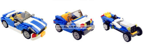 kid's LEGO toy 3in1 road master  race car 152 blocks