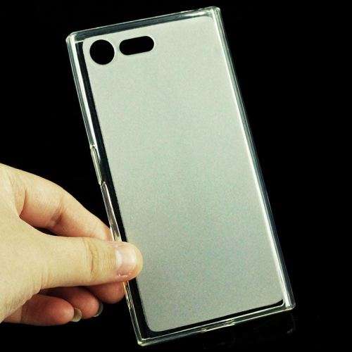 Clear TPU back case with tempered glass for Sony Xperia X Compact