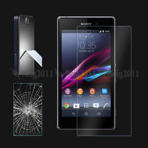 Clear TPU back case with tempered glass for Sony Xperia X Compact