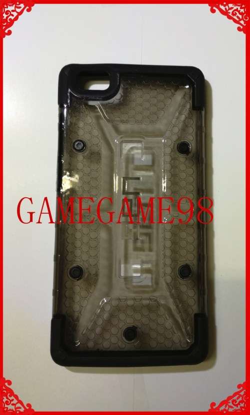 UAG Urban Armor Gear Plasma CLEAR Case for HUAWEI P8 LITE ASH Smoke with tempered glass