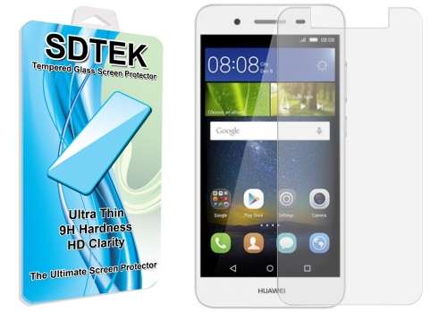 UAG Urban Armor Gear Plasma CLEAR Case for HUAWEI P8 LITE ASH Smoke with tempered glass