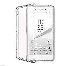 Sony Xperia XZ TPU clear back case cover with tempered glass