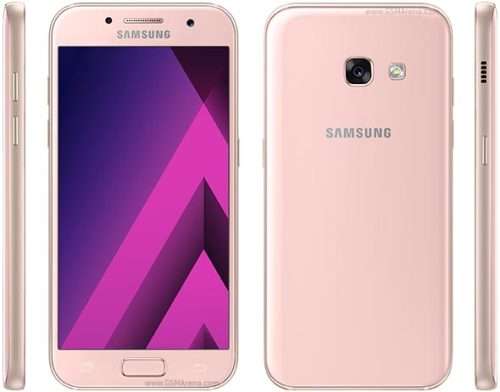 Samsung Galaxy A3 (2017) SM-A320 clear back case cover with tempered glass