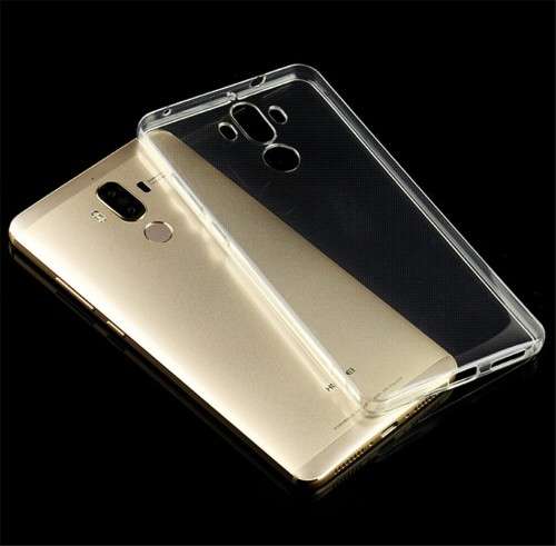 Huawei Mate 9  clear back case cover with tempered glass