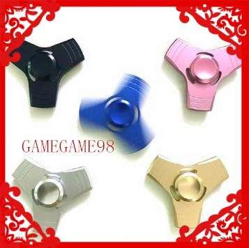EDC Tri-Spinner Fidget Pattern Hand Spinner Rotating Toy Metal Fingertips Finge,LOCAL STOCK.