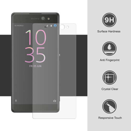 3D Curved Full Tempered Glass Film Screen Protector With Edge for Sony Xperia XA Ultra , Local Stock