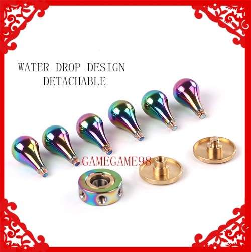 Rainbow  Fidget Brass Copper Metal Bearing Spinner Focus Toy EDC For Kids/Adults,LOCAL STOCK.