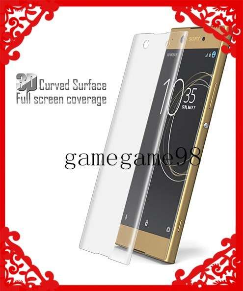 3D Curved Full Cover Tempered Glass Screen Protector For Sony Xperia XA1 ULTRA CLEAR COLOR