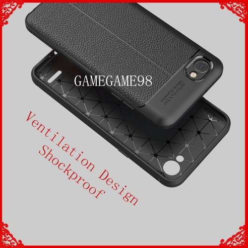 Luxury Ventilation Shockproof  Rubber TPU Case Cover For LG Q6 with tempered glass