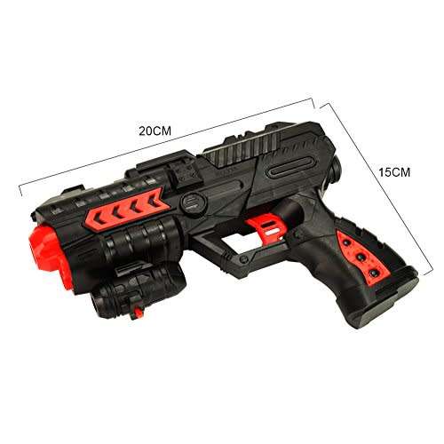 2-in-1 Shooting Gun Toy Foam Dart and Water Polymer Ball